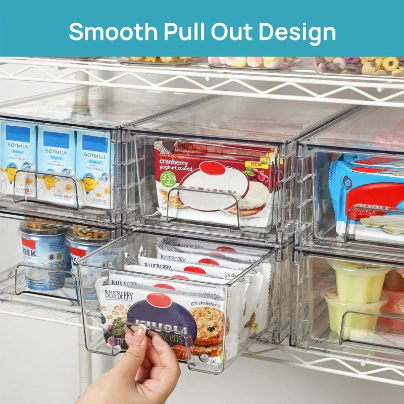 When there are too many items, transparent storage boxes allow for a clear view of everything. LaniakeaHome®