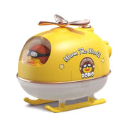 Children's airplane-shaped desktop night light humidifier