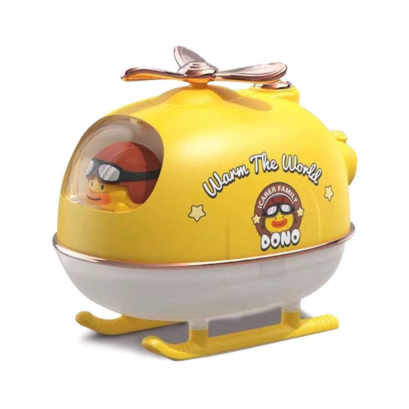 Children's airplane-shaped desktop night light humidifier