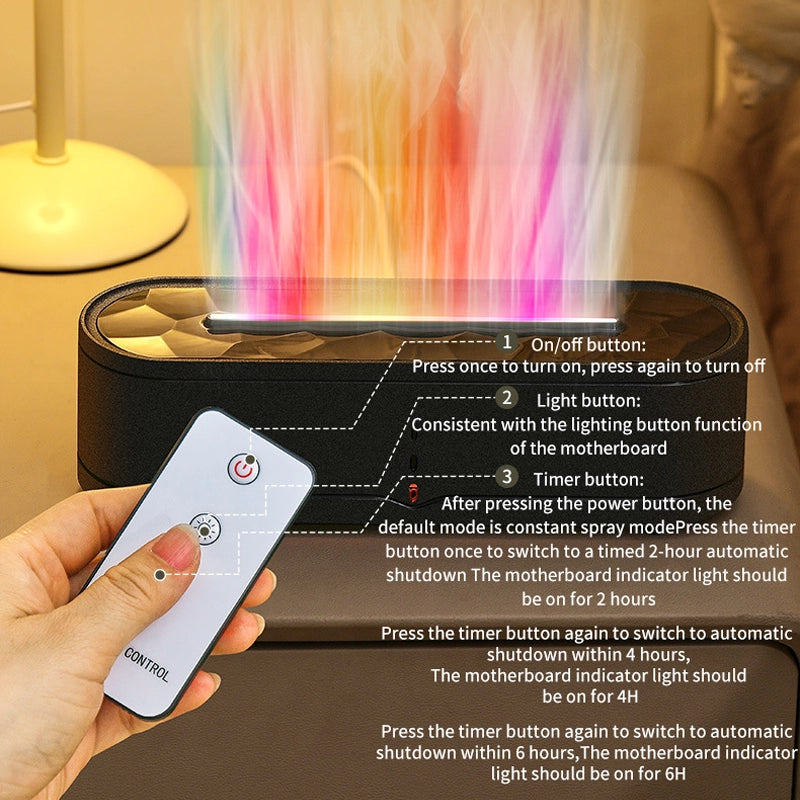 Cool flame mini desktop humidifier