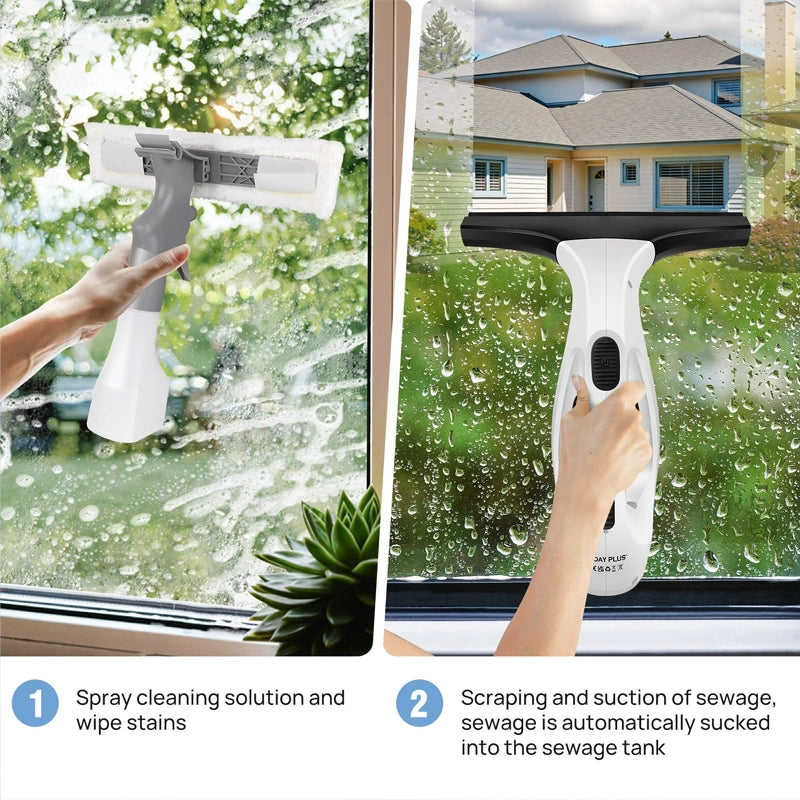 Multifunctional portable electric water-absorbing high-power cleaner