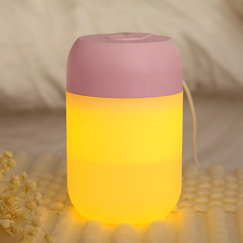 Colorful sleep aid night light humidifier