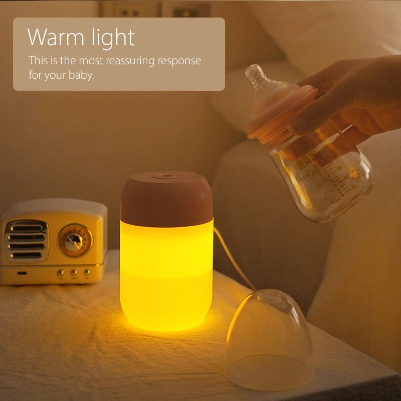 Colorful sleep aid night light humidifier