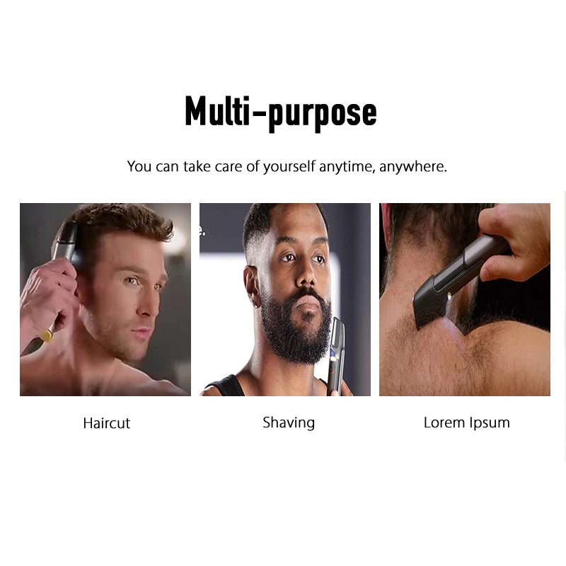 Mult functional body hair trimmer