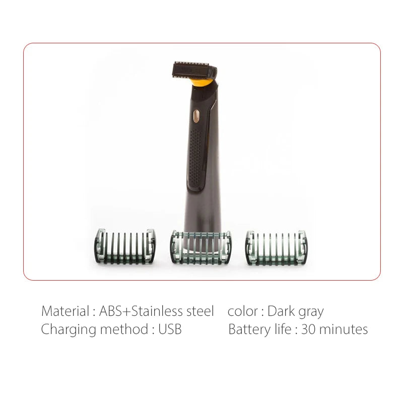 Multifunctional electric shaver for men and women