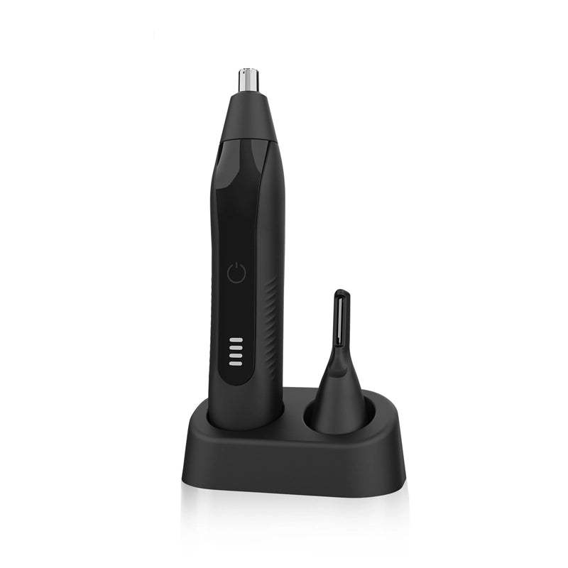 Multi-functional electric nose hair and eyebrow trimmer
