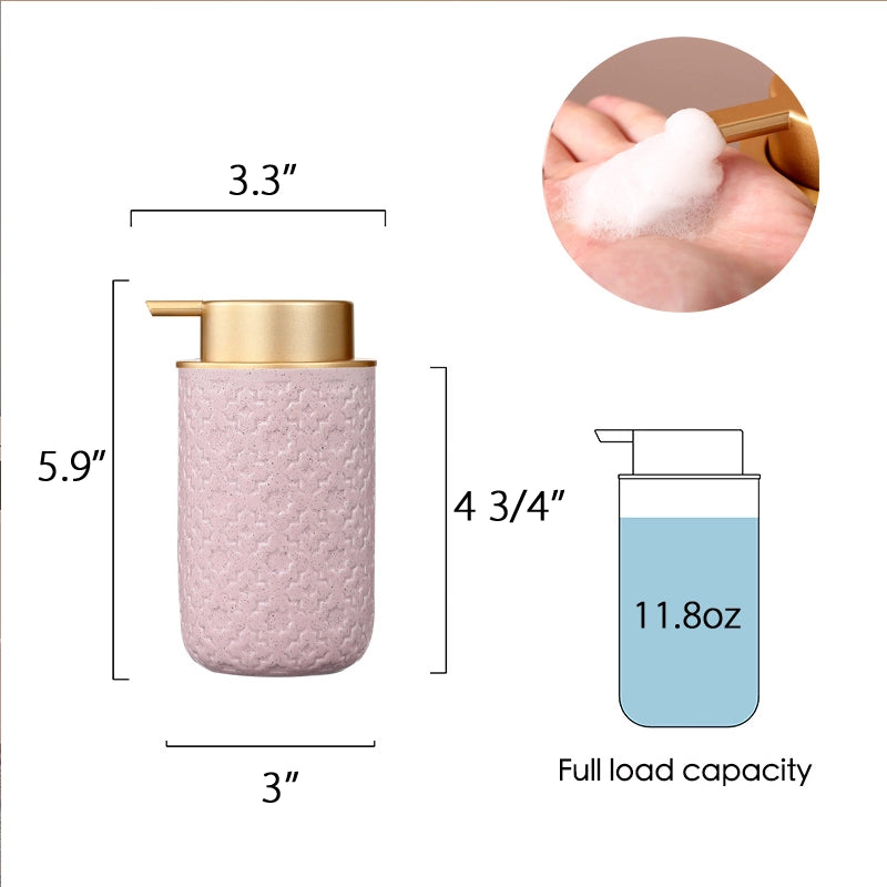Nordic style multi-colored ceramic Foam extrusion bottle