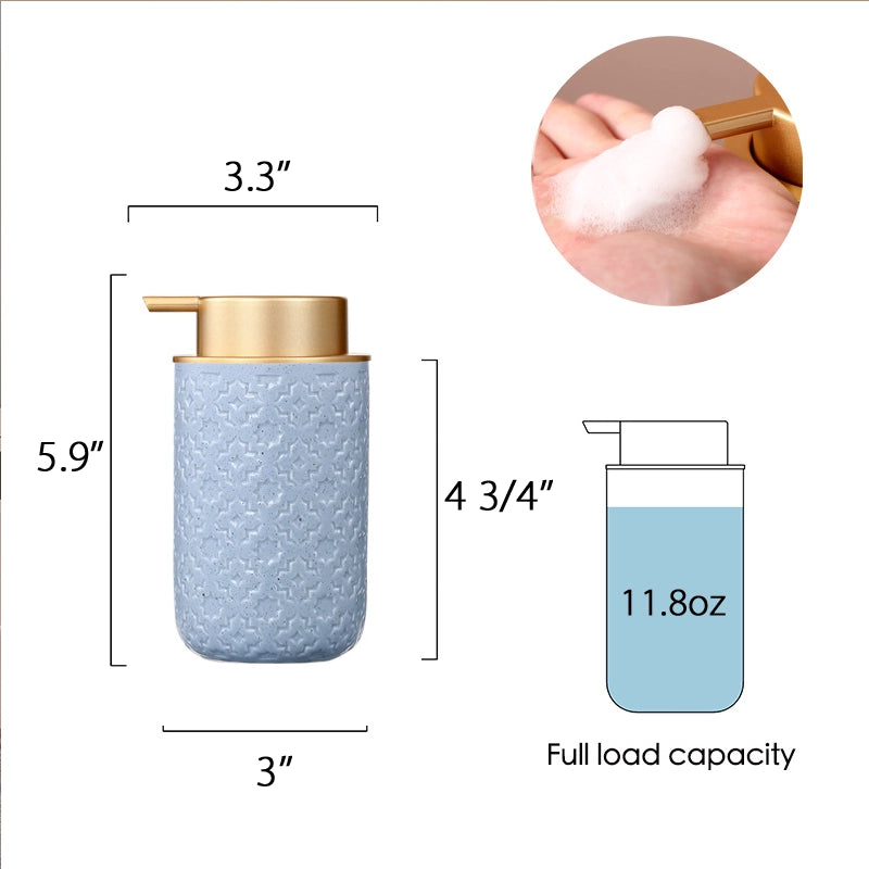 Nordic style multi-colored ceramic Foam extrusion bottle