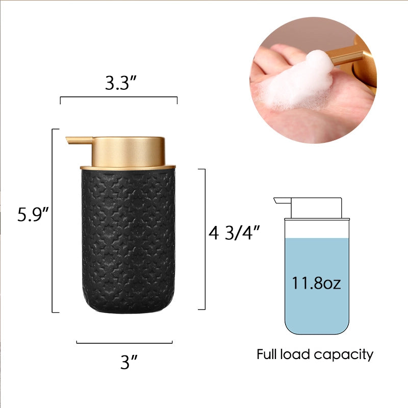 Nordic style multi-colored ceramic Foam extrusion bottle