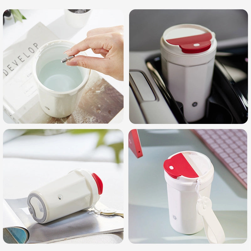 Portable waterproof fully automatic smart magnetic stirring cup