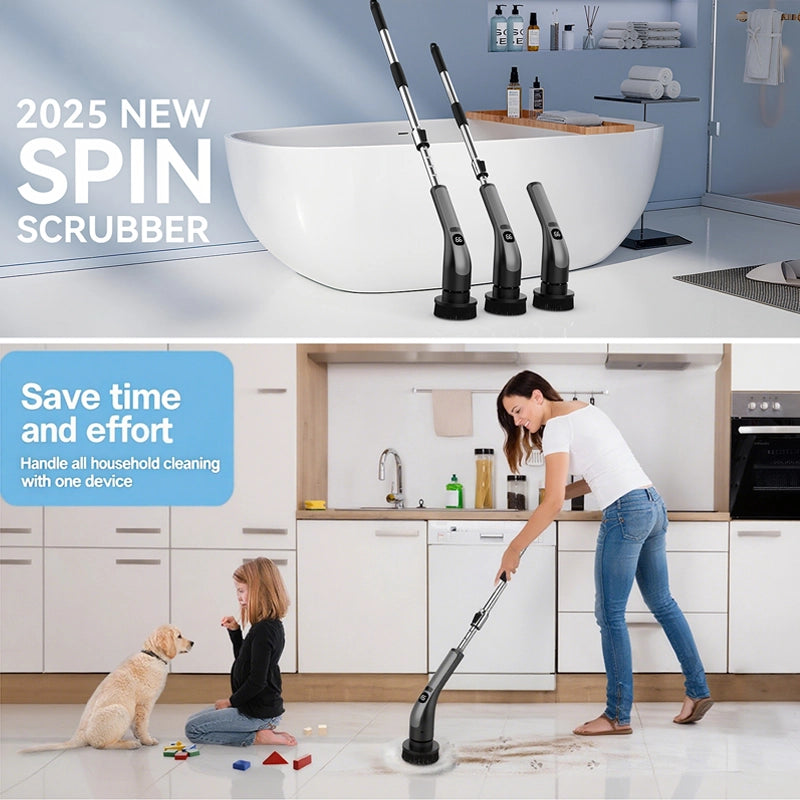 Multi-functional adjustable electric rotating cleaning brush
