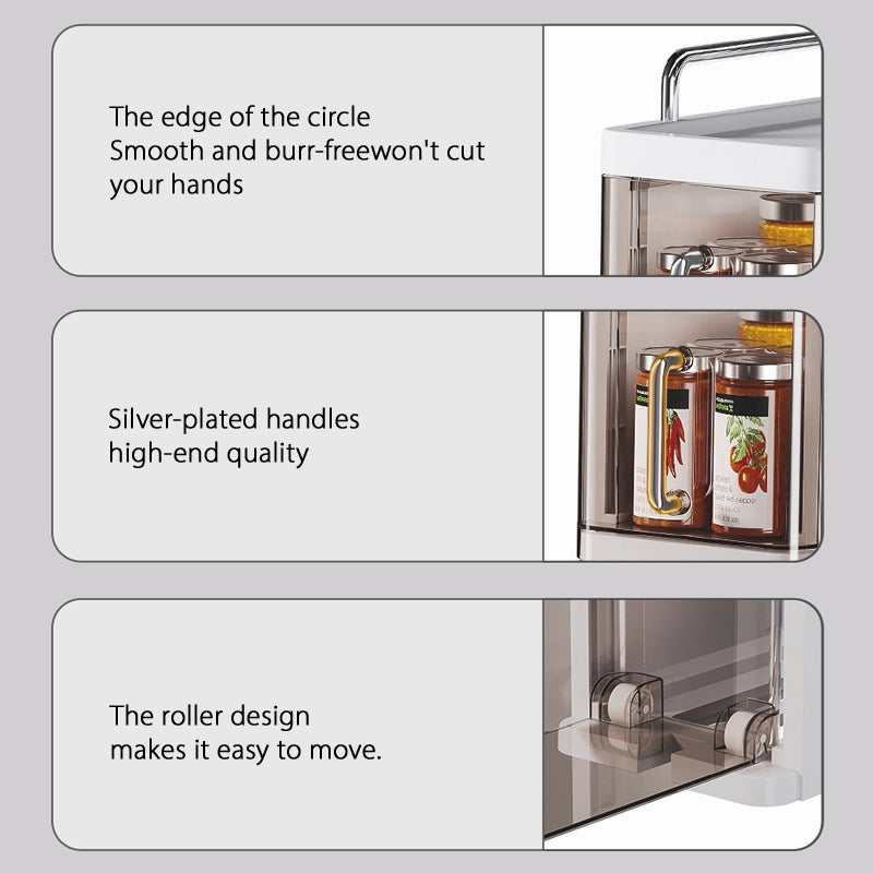 Kitchen countertop drawer storage cabinet