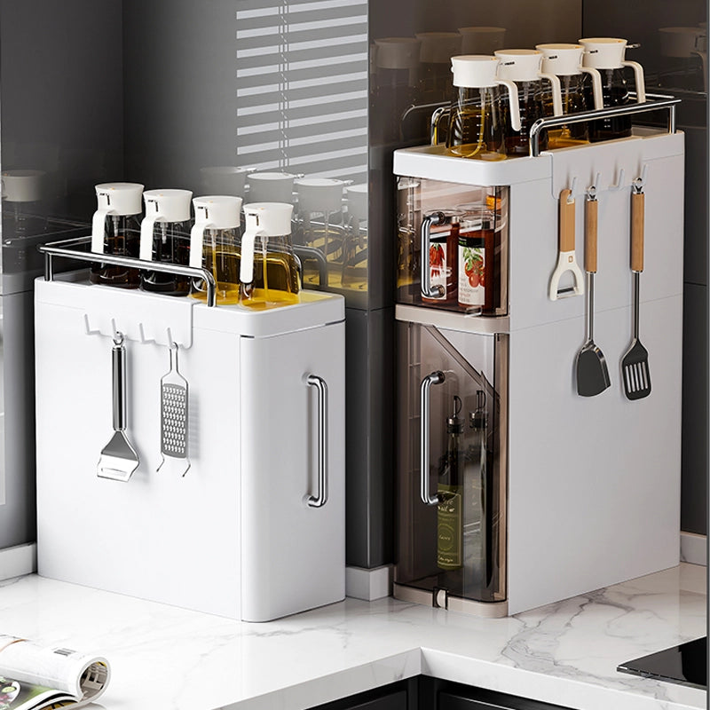 Kitchen countertop drawer storage cabinet