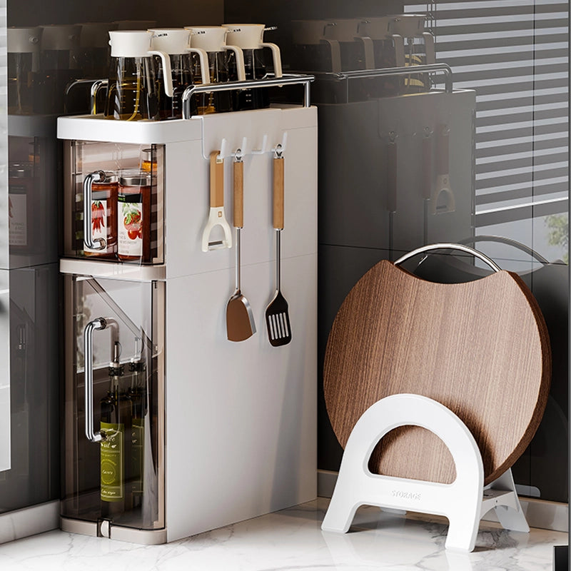 Kitchen countertop drawer storage cabinet