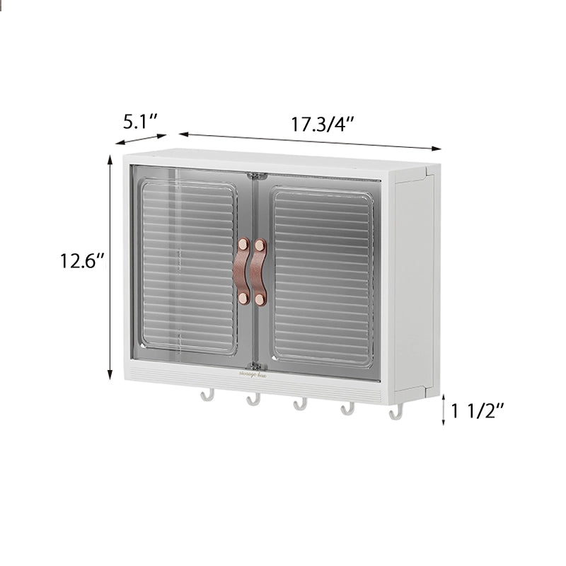 Foldable wall-mounted kitchen storage cabinet
