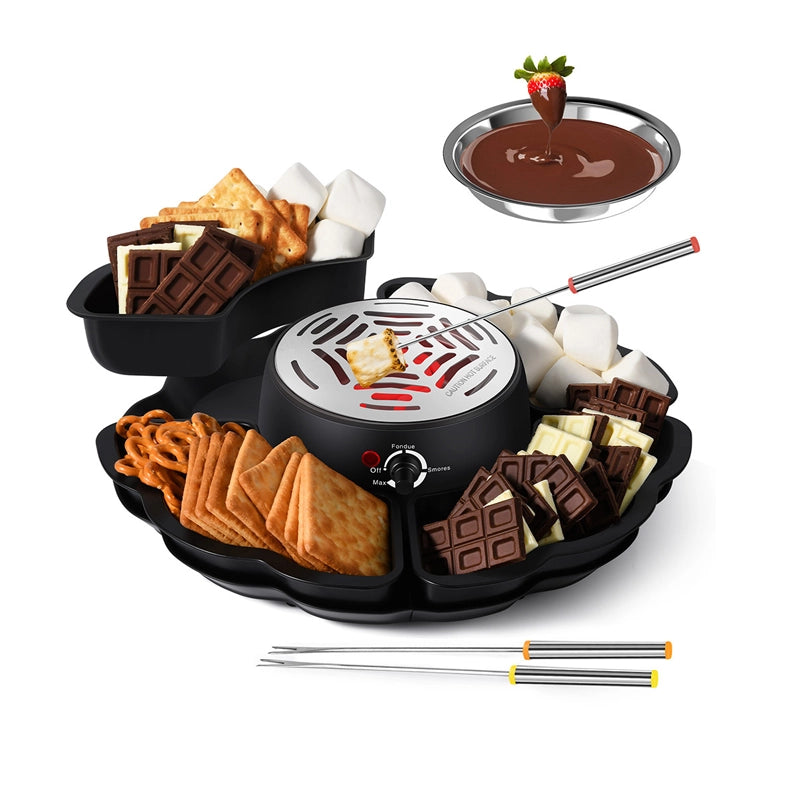 Party chocolate cheese snack electric baking pan