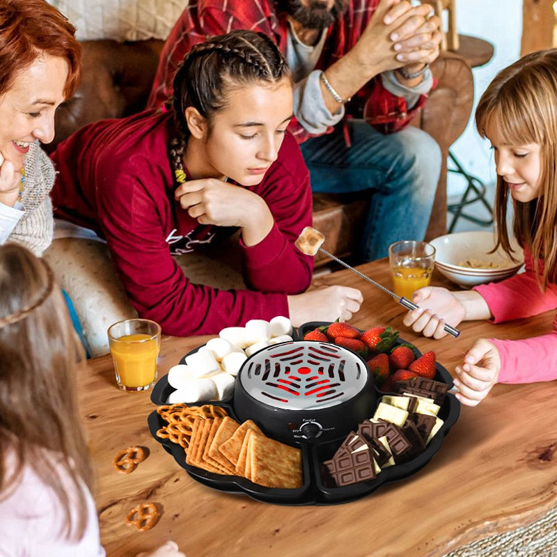 Party chocolate cheese snack electric baking pan