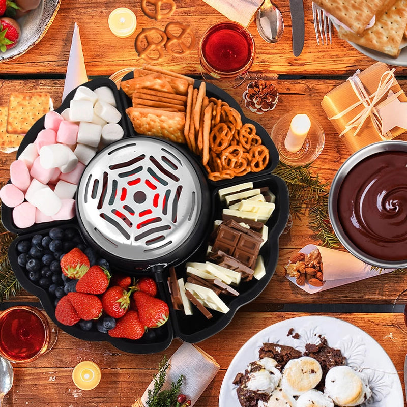 Party chocolate cheese snack electric baking pan