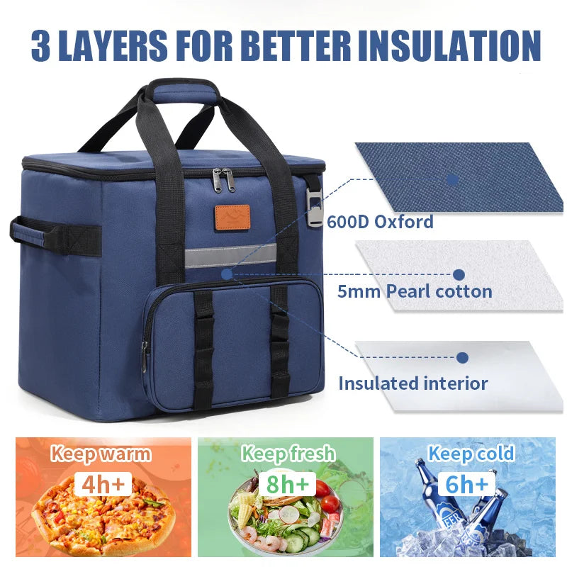 Large capacity outdoor waterproof fresh-keeping bag