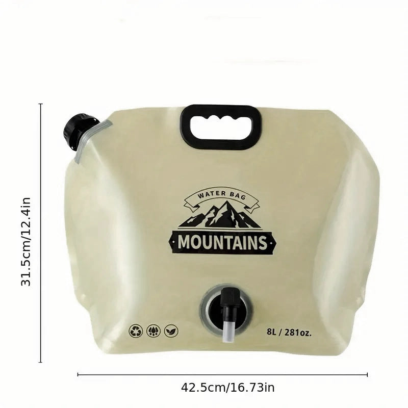 2gal8L large capacity portable outdoor water storage bag