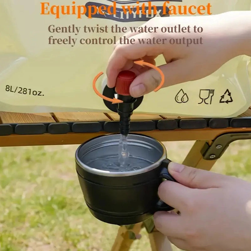 2gal8L large capacity portable outdoor water storage bag