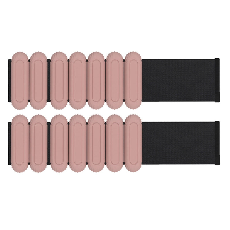 Silicone weight-bearing wristband for swimming fitness Pilates energy wristband and footband