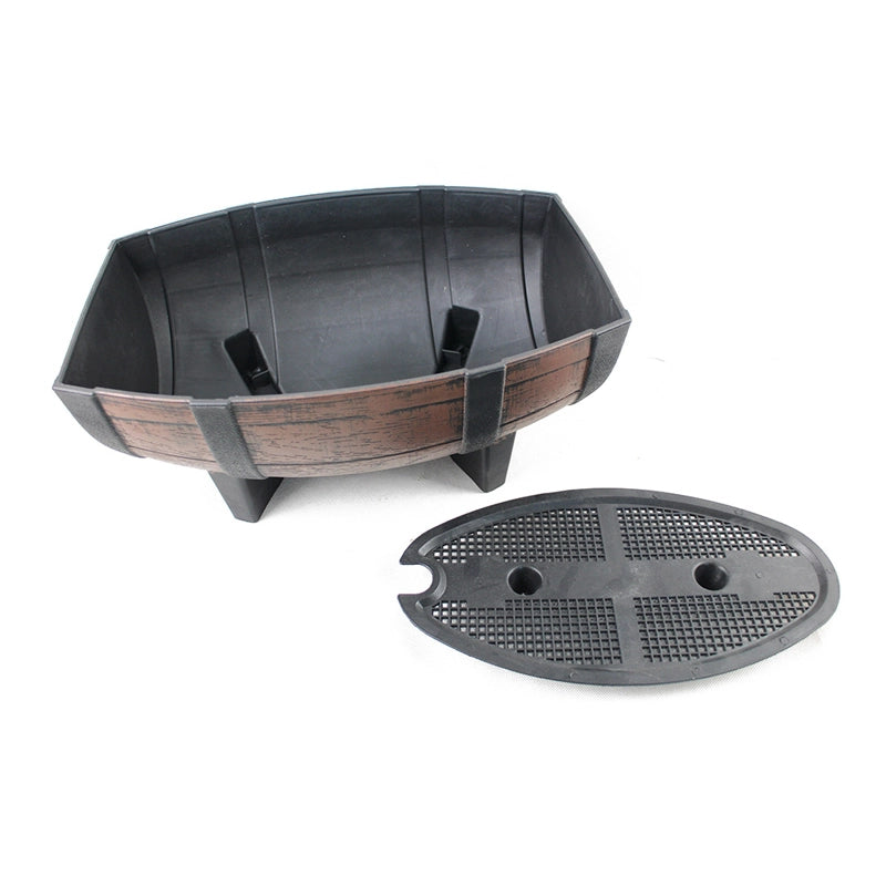Courtyard Garden Imitation Wooden Barrel Flower Pots
