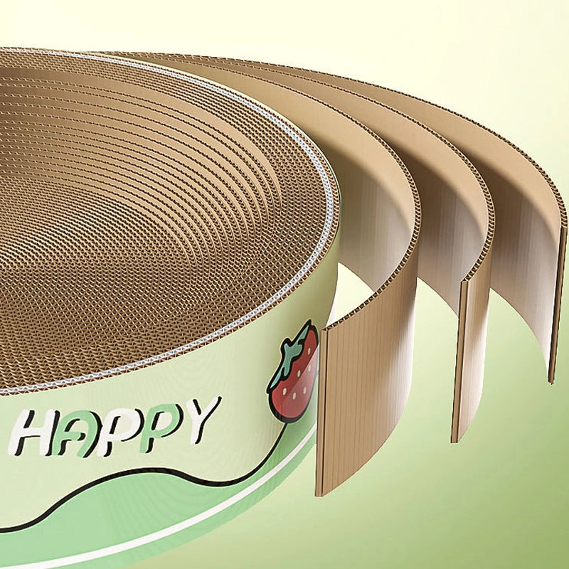 Corrugated cardboard cat scratching boardtoy