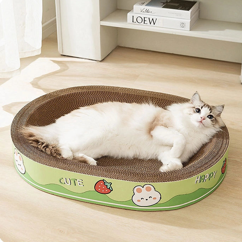 Corrugated cardboard cat scratching boardtoy