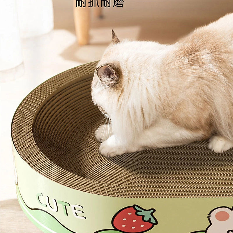 Corrugated cardboard cat scratching boardtoy
