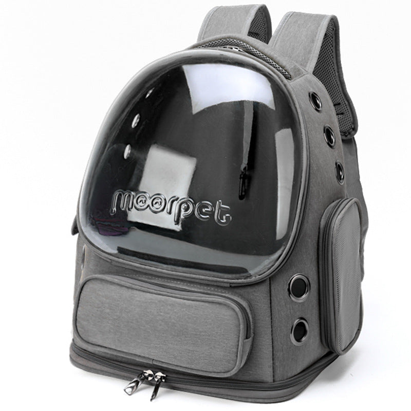 Portable and breathable pet backpack for cats and dogs