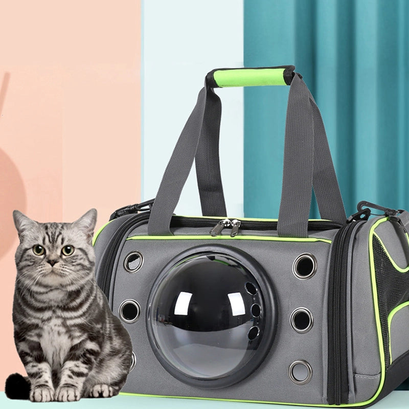 Breathable handbagshoulder bag for pet cats and dogs