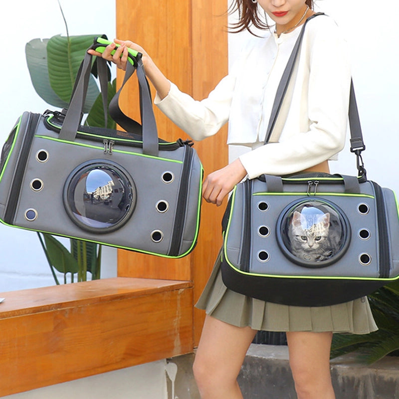 Breathable handbagshoulder bag for pet cats and dogs