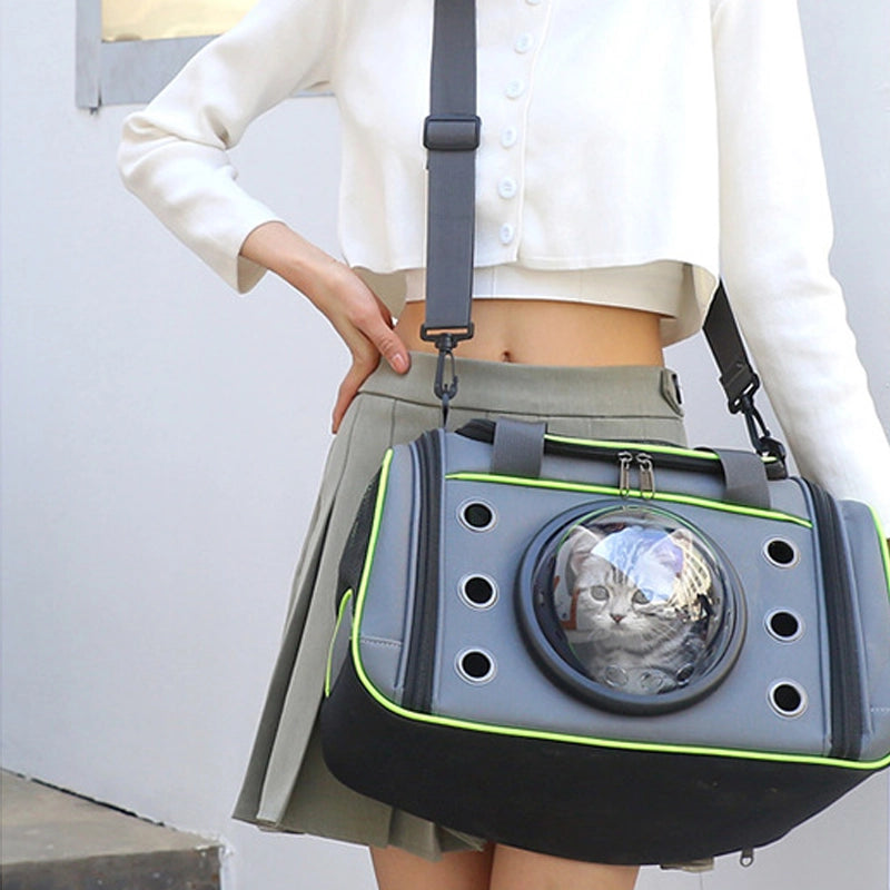 Breathable handbagshoulder bag for pet cats and dogs