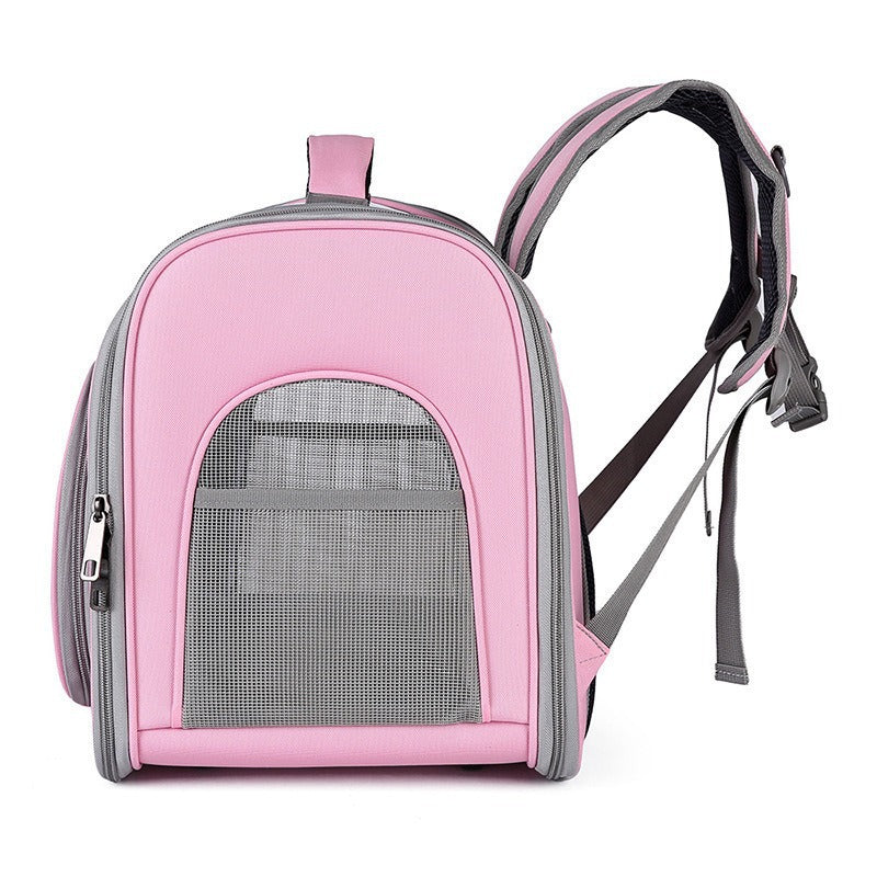 Large-capacity detachable breathable pet carrier