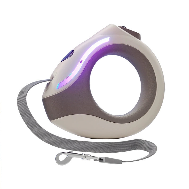 Ring luminous dog walking rope dog automatic retractable leash