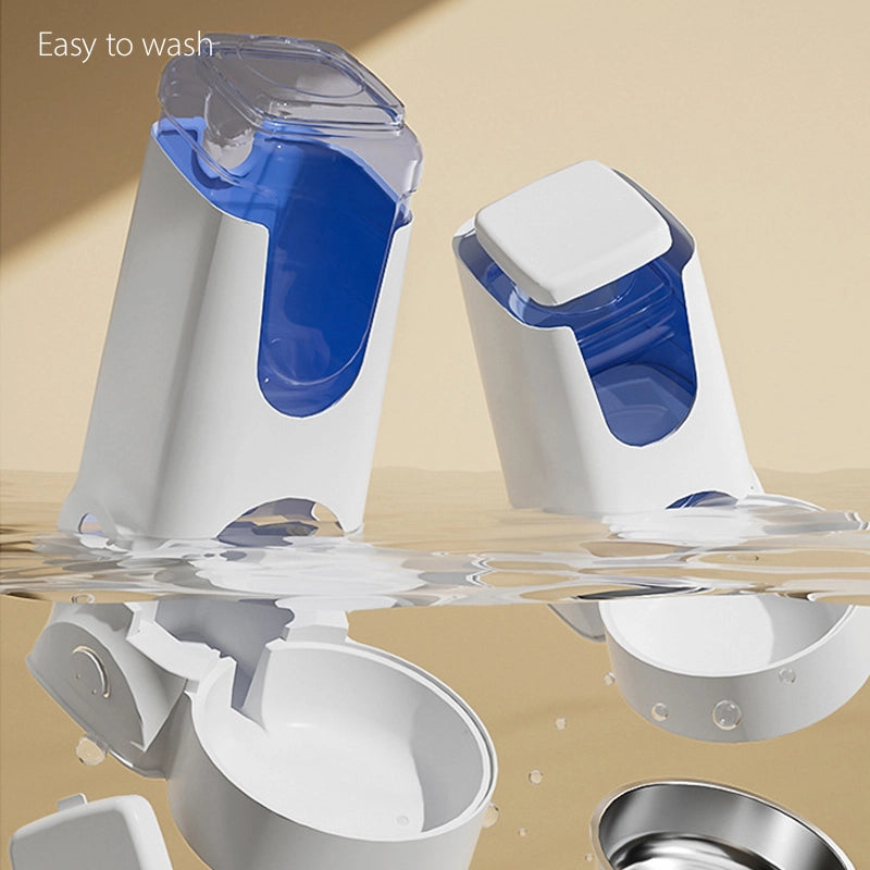 automatic pet feeder and waterer