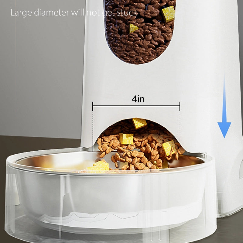automatic pet feeder and waterer