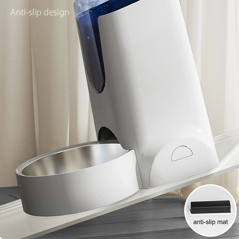 automatic pet feeder and waterer