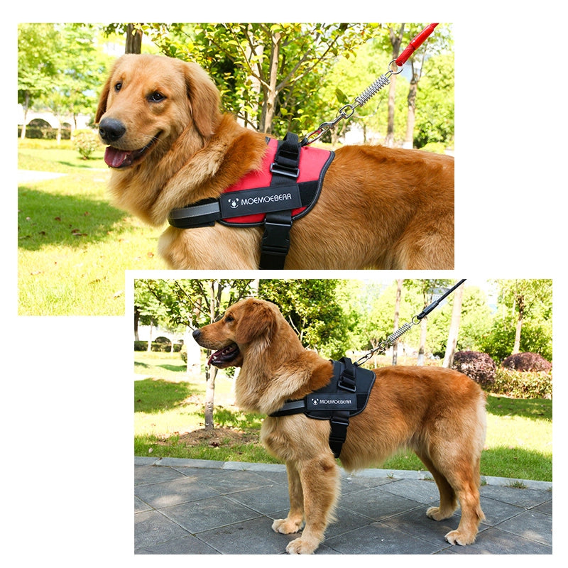 Large pet dog explosion-proof chest harness