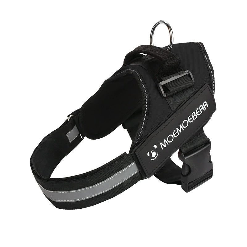 Large pet dog explosion-proof chest harness