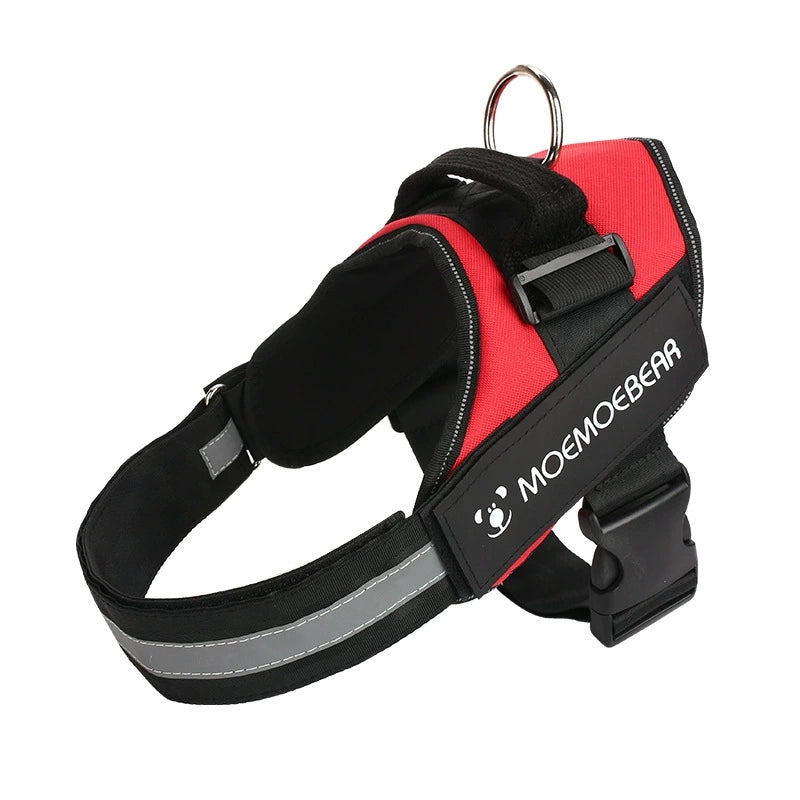 Large pet dog explosion-proof chest harness