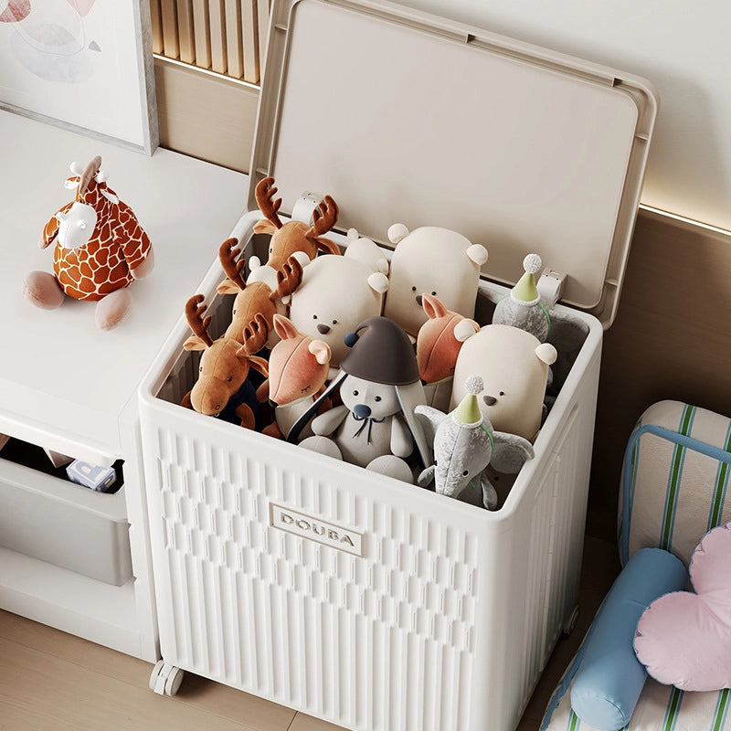 Foldable large-capacity family storage box