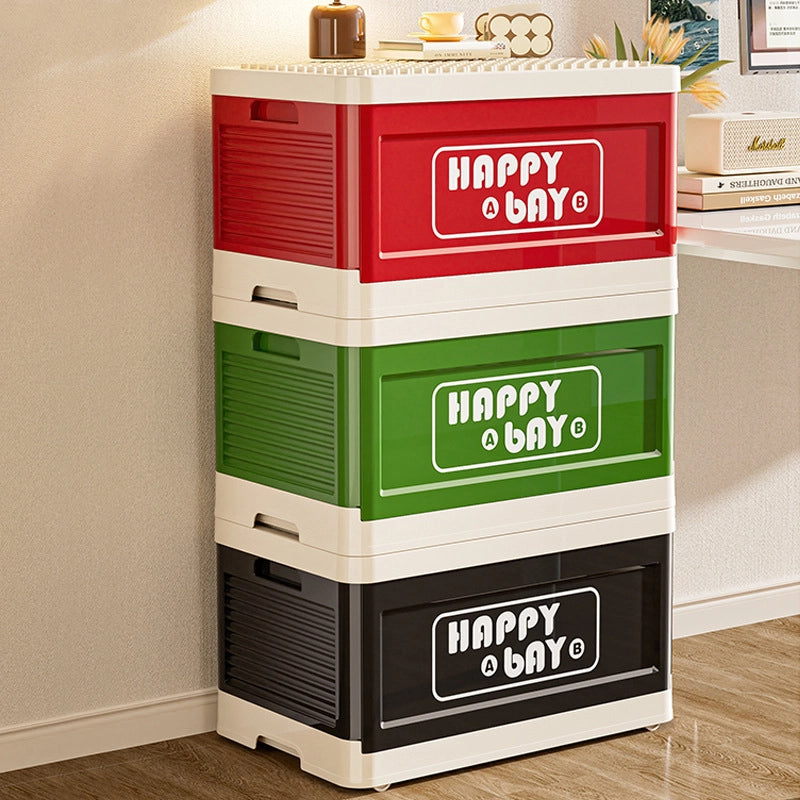 Foldable Toy Storage Box for Home Use