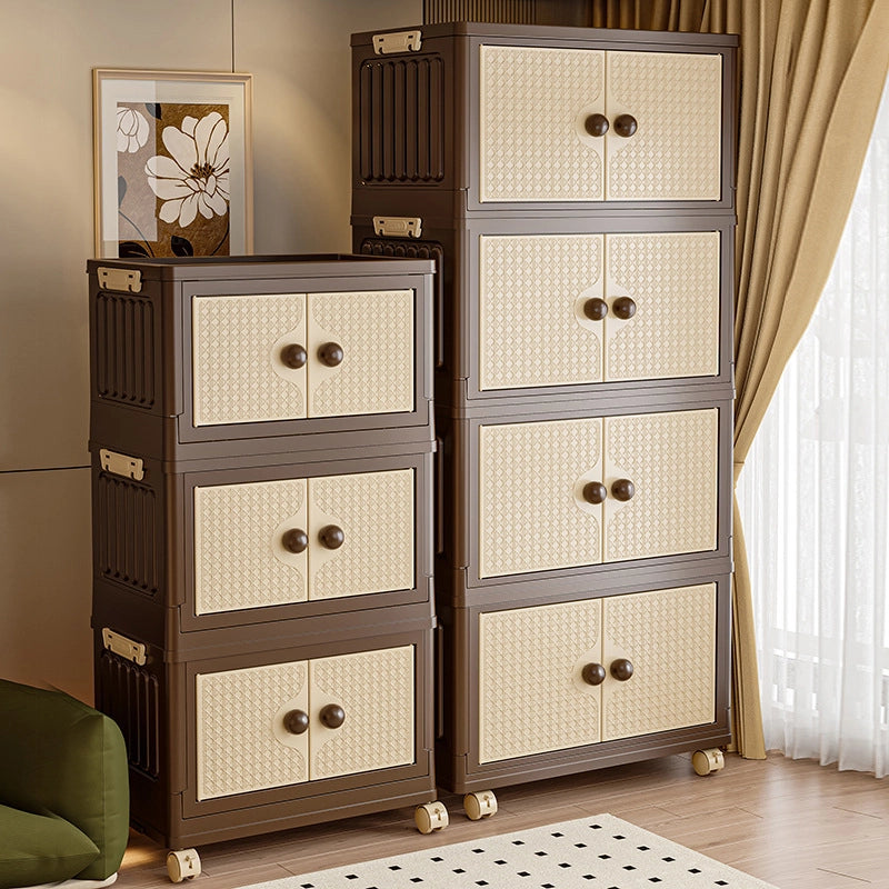 Foldable multi-layer large-capacity household storage box