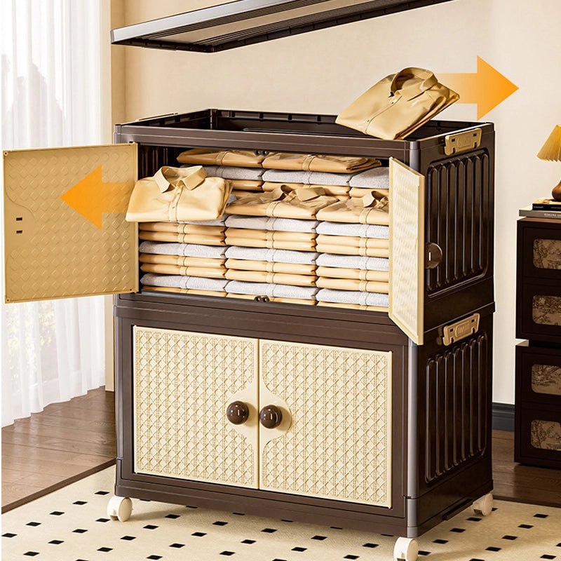 Foldable multi-layer large-capacity household storage box