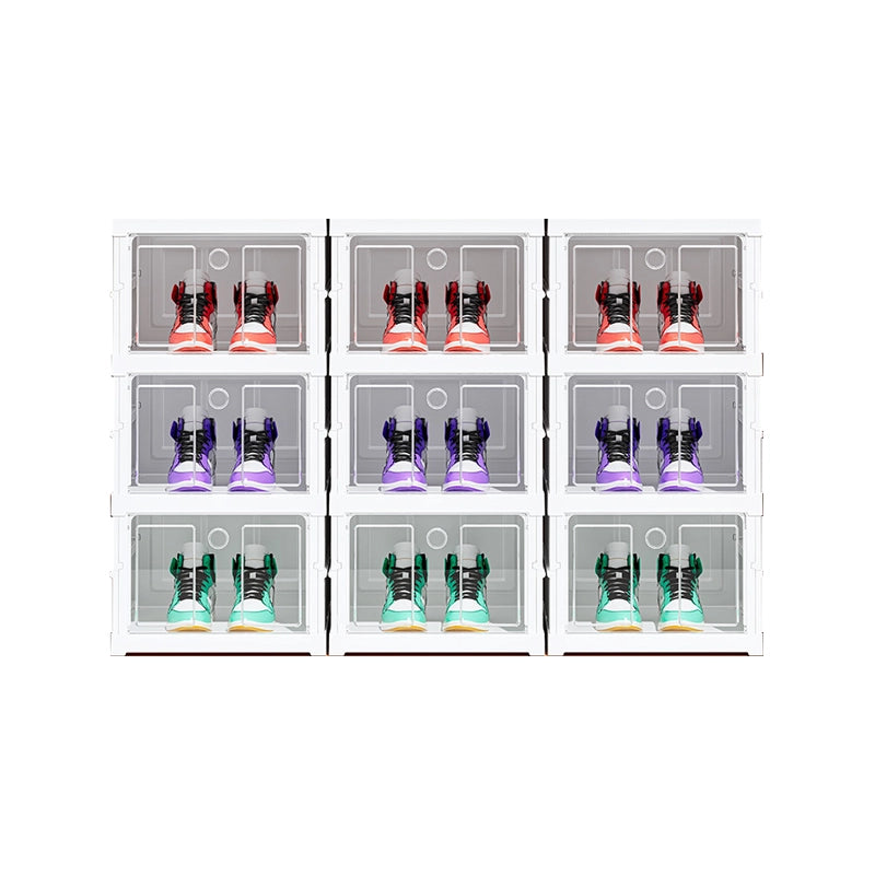 No installation required foldable dustproof shoe rack