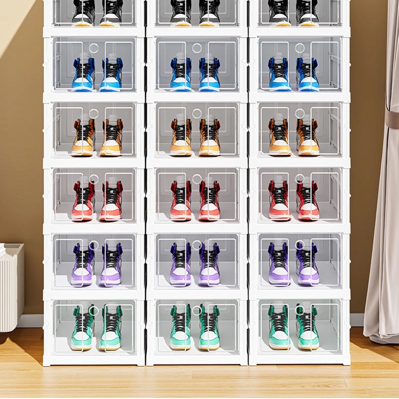 No installation required foldable dustproof shoe rack