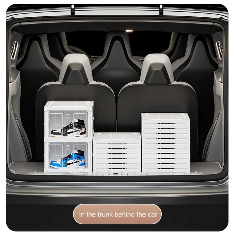 No installation required foldable dustproof shoe cabinet