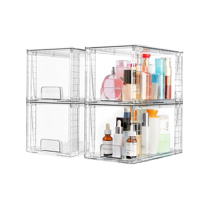 Multifunctional large-capacity transparent assembly storage box